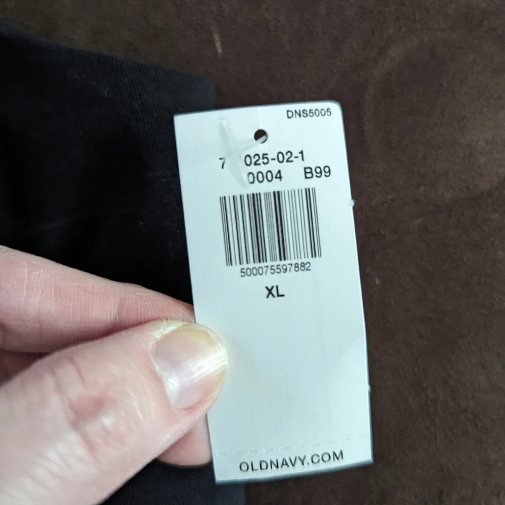 Old Navy Active XL Black Longline Sports Bra/Top NWT - Picture 2 of 5